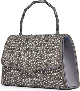 Lady Couture Chic Evening Handbag With Handle in Pewter at Nordstrom, Size Small