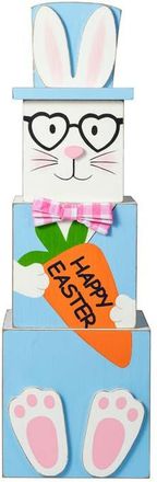 Glitzhome 24H Double Sided Wooden Porch Decor Easter and July 4th in Blue at Nordstrom, Size Medium