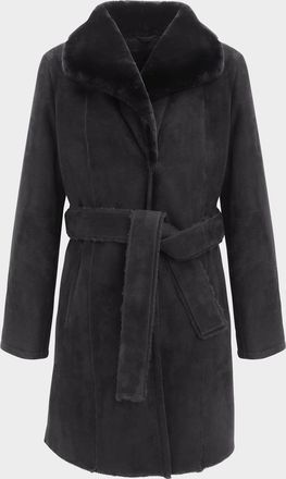 Gorski Merino Shearling Lamb Stroller With Belt