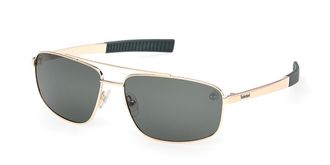Timberland TB00061 Polarized 32R Mens Sunglasses Gold Size 62
