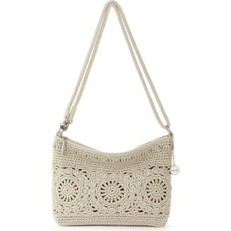 The Sak Lumi Covertible Crossbody Hand Crochet Bag in Natural Medallion at Nordstrom