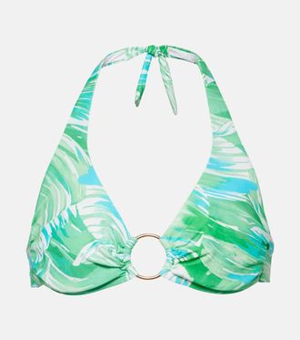 Melissa Odabash Top bikini Brussels con stampa
