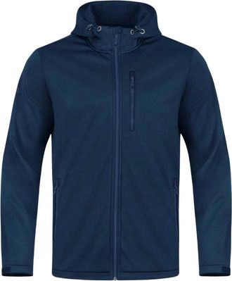 Jako Softshell Jas Premium - Heren - Sport - Blauw - Maat: L Fleece