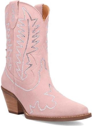 Dingo Tiny Pony Rhinestone Western Boot in Pink at Nordstrom, Size 6.5
