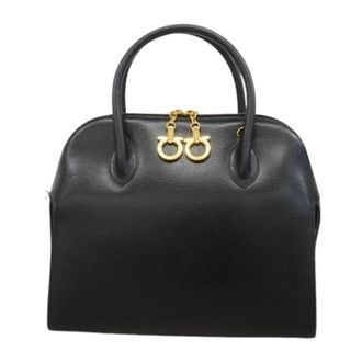 Ferragamo Pre-owned Handbags, female, Black, Size: ONE SIZE Pre-owned Handbag
