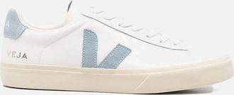Veja Womens Campo Leather Suede Blue - Grey - Size: 3