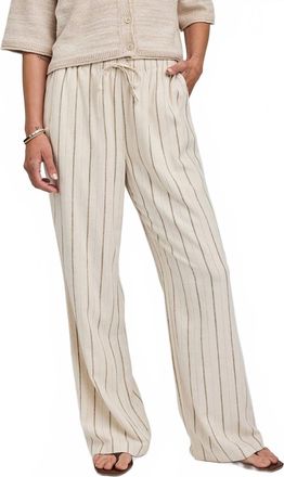 Gentle Fawn Finley Pant In Linen Stripe