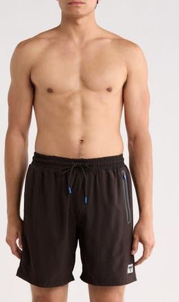 Hurley Passenger Volley Swim Shorts in Black at Nordstrom Rack, Size X-Large