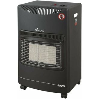 No Brand No Brand - Stufa a gas infrarossi da interno tre elementi con ruote Niklas Nova 4200 Watt