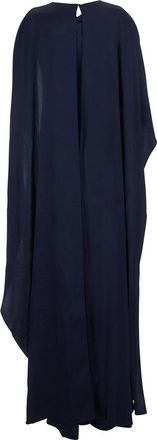 SIMKHAI Womens Long Dress Izel Cape Blue