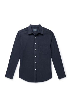 Portuguese Flannel Teca Brushed Cotton-Twill Shirt