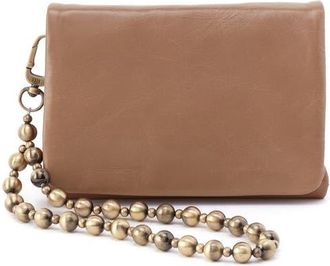 Hobo Ross Bead Leather Wristlet in Cashmere at Nordstrom