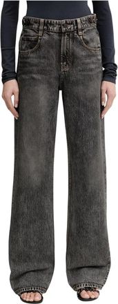 Miss Sixty Relaxed High-Waist Jeans - Dames - Loose Fit Jeans - Grijs - W26 - Katoen - Jeans