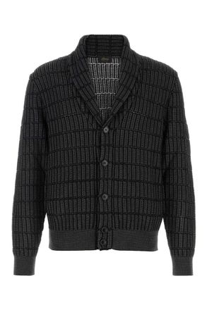 Brioni Dark Grey Regular Cardigans