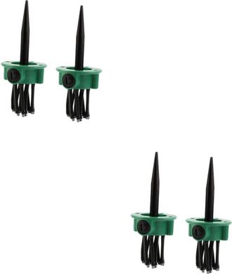 OEM Juego De 4 Piezas De Pl&aacute;stico Verde Para Riego De Jard&iacute;n, Con Aspersor Y Manguera