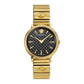 Versace Accessoires, Dames, Geel, ONE Size, Armbanduhr