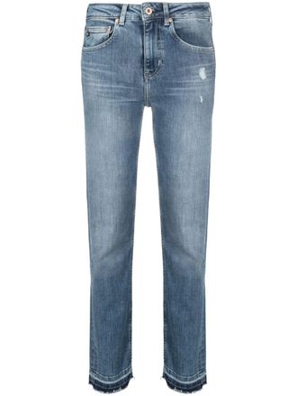AG - Adriano Goldschmied Gerafelde jeans - Blauw