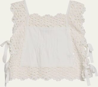 Sea New York Leila Eyelet Embroidered Blouse