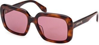 adidas OR0065 53S Womens Sunglasses Tortoiseshell Size 56