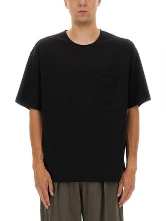 Christophe Lemaire Relaxed Fit T-Shirt With Classic Crew Neckline