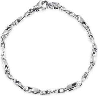 Pompeii3 Mens Link 14k Gold (17gram) or Platinum (27gram) 4mm Bracelet 8.5