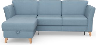 Sit&more Ecksofa »Visby L-Form« Wahlweise mit Bettfunktion und Bettkasten, frei im Raum stellbar