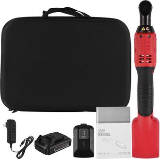 OEM Llave De Carraca El&eacute;ctrica Inal&aacute;mbrica Geevorks De 3/8 Y 20 V, 380 Rpm, 60 Nm, Bater&iacute;a De 2,0 Ah, Cargador Europeo