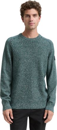 Tom Tailor Strickpullover mit Logo Stickerei am Arm