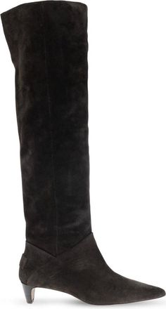 AllSaints Suede Heeled Laarzen Ortega - Dames - Schoenen - Bruin - Maat: 37 EU Su&egrave;de