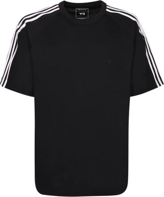 Yohji Yamamoto T-shirt met korte mouwen - Heren - T-shirts - Zwart - L - Tops