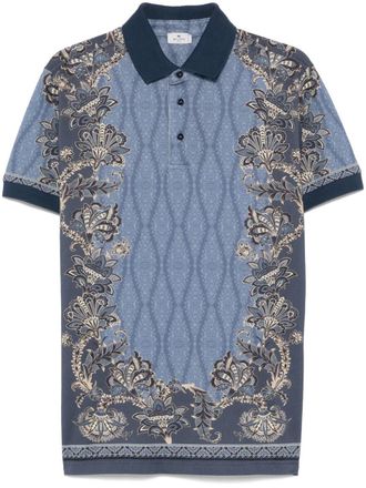 Etro Polo Shirt With Paisley Print