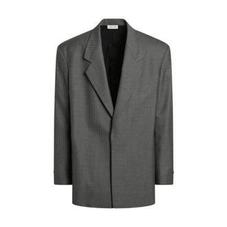 Fear of God Heren, Jassen, Grijs, Maat: L Wol