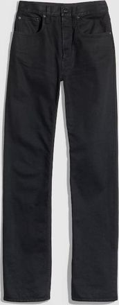 Gucci Cotton Denim Pants With Soft Coating, Black