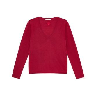 Maliparmi Mujer, Jerseys, Rojo, Talla: L