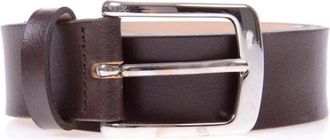 Daniele Alessandrini Belts - Heren - Riemen - Bruin - 90 CM - Leer - Accessoires