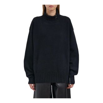 Isabel Benenato Cashmere Knitwear, female, Black, XS, Cashmere Knitwear