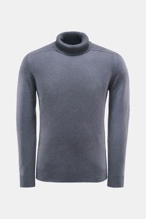 Braun Hamburg Men - Cashmere turtleneck jumper dark grey