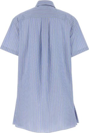 Marni Womens Shirt Dress Blue Cotton