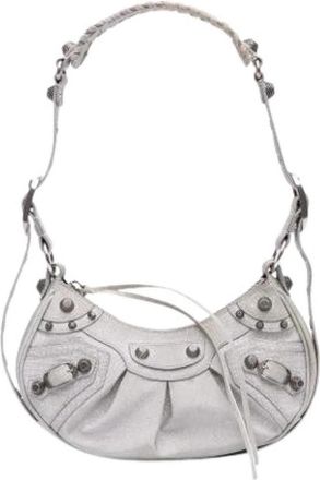 Balenciaga Pre-owned Le Cagole XS Schoudertas - Dames - Vintage Schoudertas - Grijs - ONE Size - Polyester - Vintage