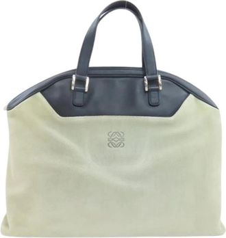 Loewe Pre-owned Tote bag - Dames - Vintage Handtas - Beige - ONE Size - Leer - Vintage
