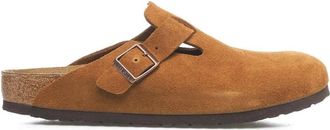 Birkenstock Bruine lederen sandalen - Dames - Slip ons - Bruin - 43 EU - Leer - Schoenen
