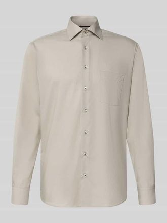 Eterna Regular Fit Business-Hemd mit Kentkragen in Sand, Gr&ouml;&szlig;e 39