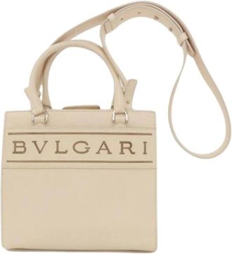 Bulgari Pre-owned Handbags, female, White, Size: ONE SIZE Pre-owned Vintage Handbag