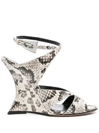 PARIS TEXAS 110mm Laila sandals - White