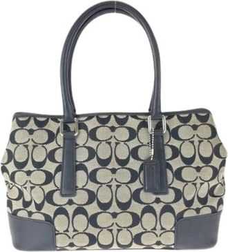 Coach Pre-owned Handbags, female, Multicolor, Size: ONE SIZE Pre-owned Canvas Tote