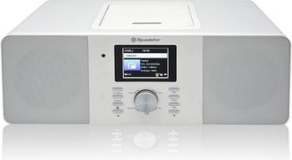 Roadstar Ir-540d+btwh Microcadena Radio Internet Wi-fi Dab+/fm, Reproductor Cd-mp3, Bluetooth, Usb Mando A Distancia Blanco - Blanco