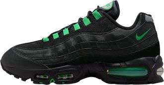 Nike Nike Air Max 95 Big Bubble Mens Shoes (Black/Black/Pearl Grey/Green Shock), Black/Black/Pearl Grey/Green Shock, 8 UK