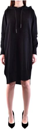 Alexander McQueen Gebreide Dagjurk - Dames - Kleedjes - Zwart - XS - Kleedjes
