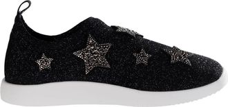 Giuseppe Zanotti Zwarte Stretch Enkellaarzen - Dames - Sneakers - Zwart - 36 EU - Schoenen