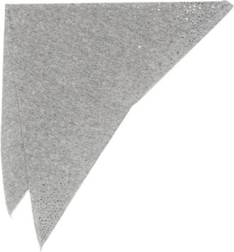 Faliero Sarti Sciarpa con decorazione - Grigio